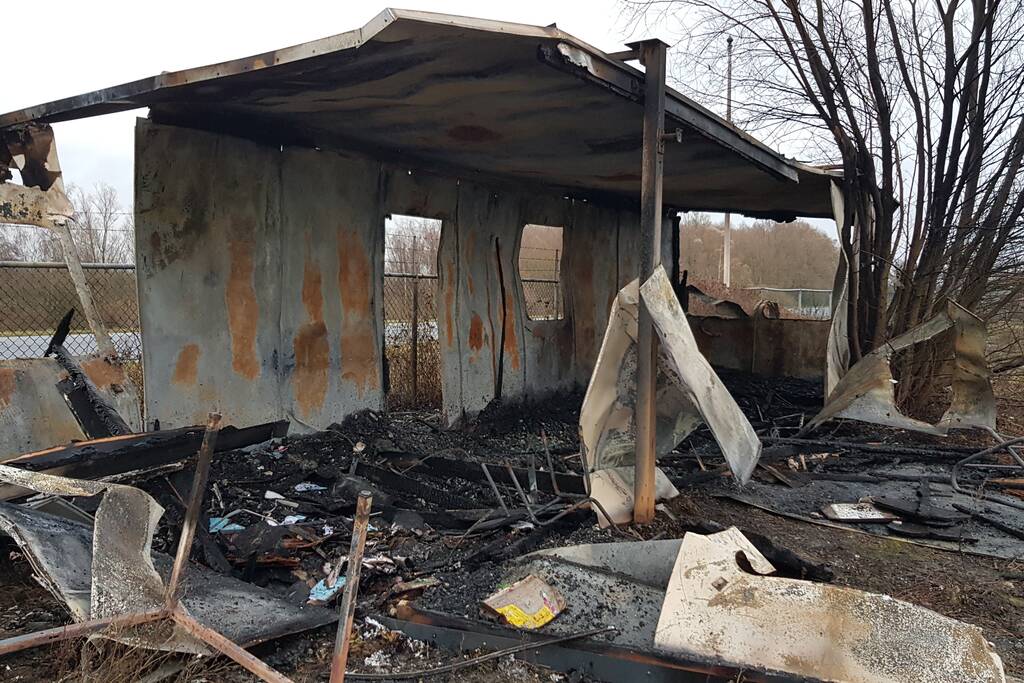 Chalet volledig verwoest door brand