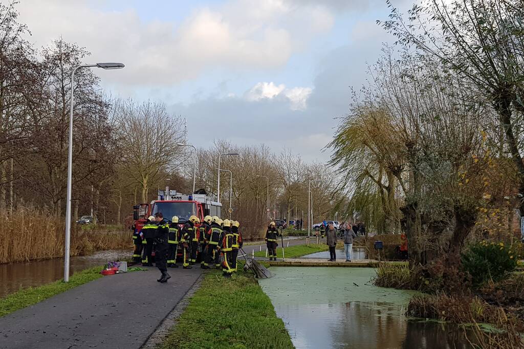 Twee personen en paard te water geraakt