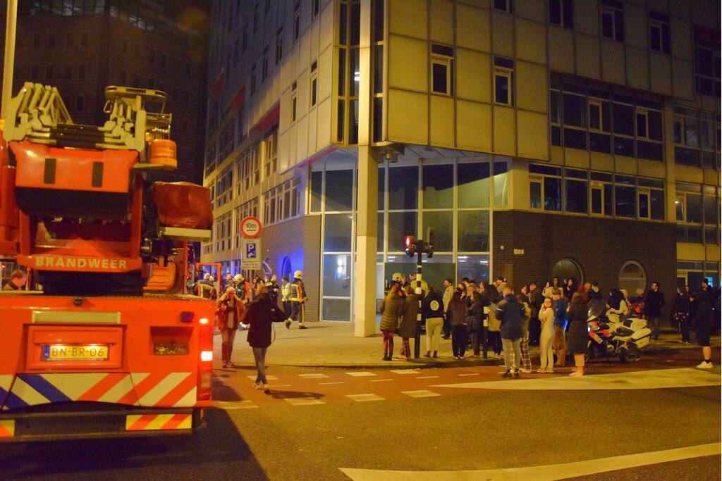 Studentenpand ontruimt na brand op kamer