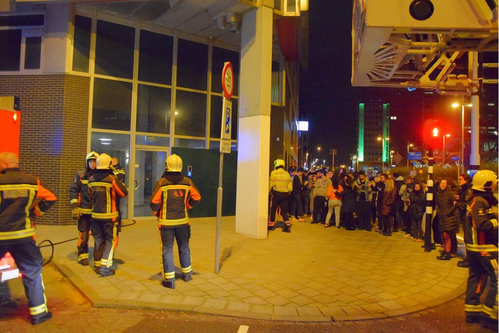 Studentenpand ontruimt na brand op kamer