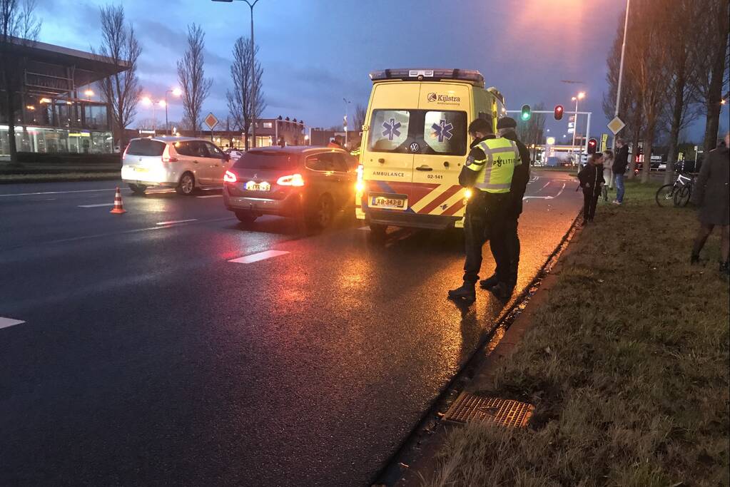 Vier auto's betrokken bij aanrijding