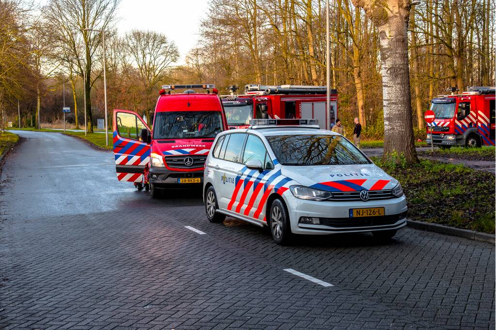 Auto te water geraakt