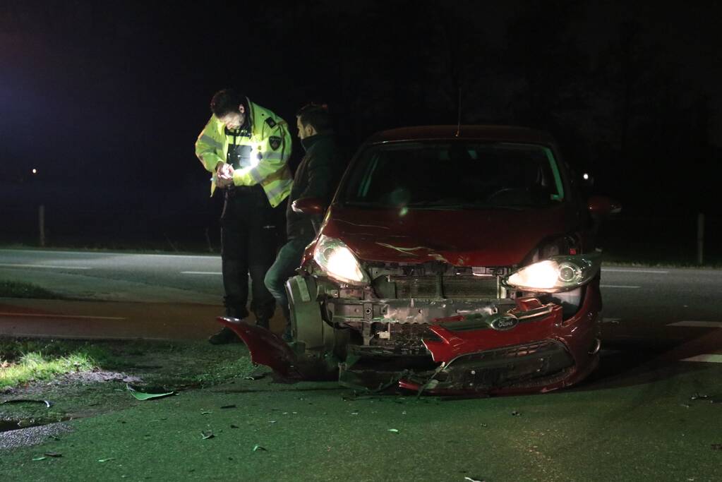 Flinke schade na aanrijding met scooter
