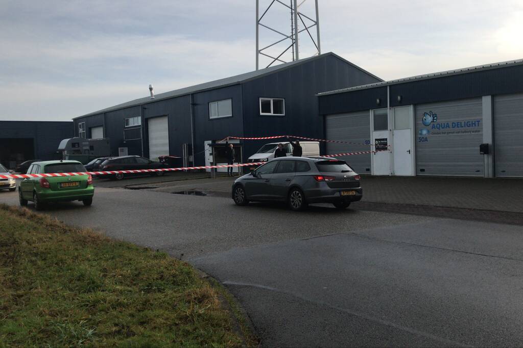 Drugslab amfetamine opgerold op bedrijventerrein Hemrik