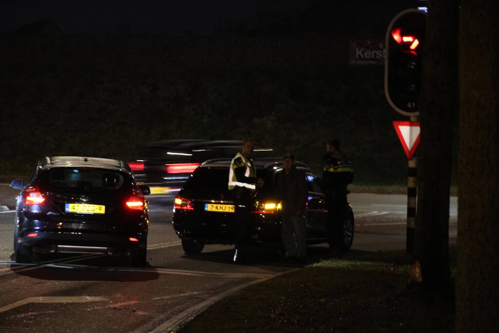 Meerdere voertuigen betrokken bij kop-staartbotsing