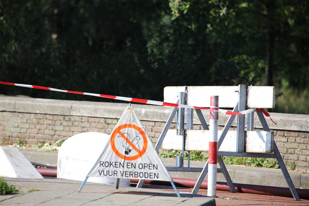 Gasleiding geraakt bij schietincident