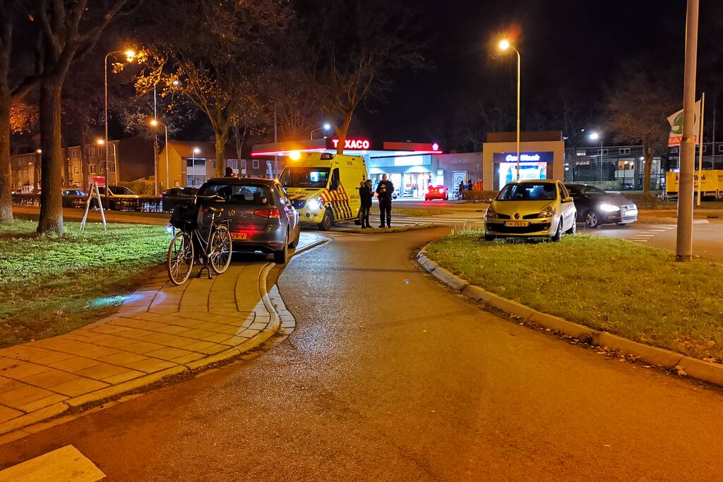 Fietser gewond na aanrijding met auto