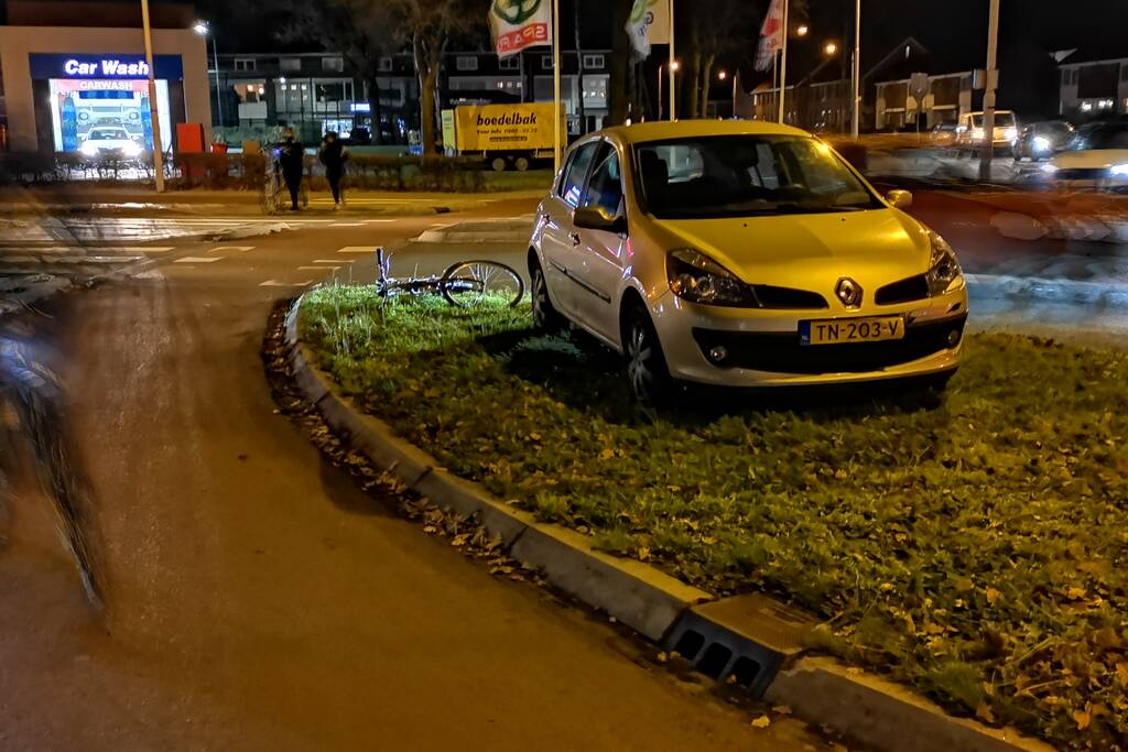 Fietser gewond na aanrijding met auto