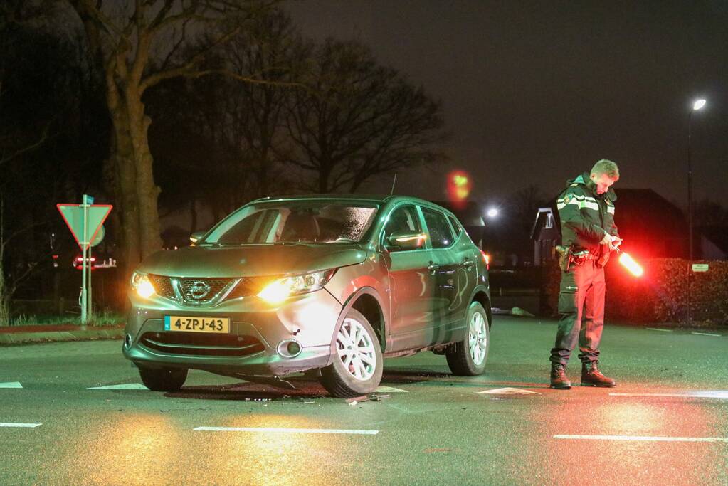 Auto beschadigd na aanrijding