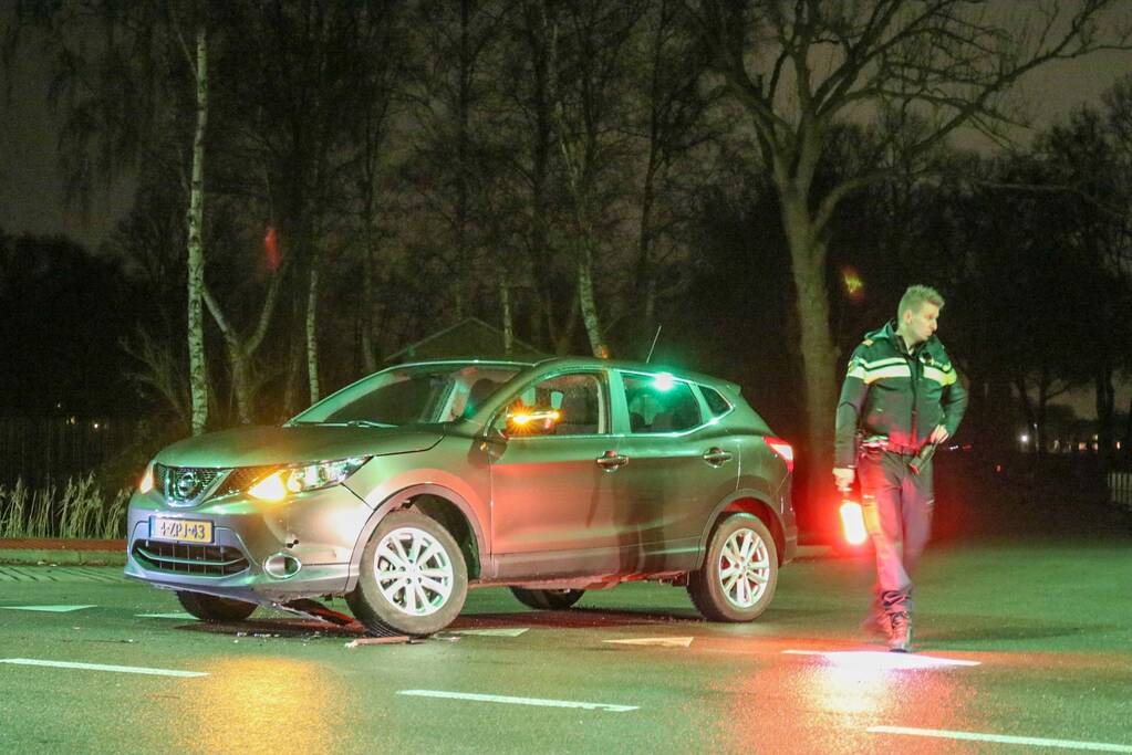 Auto beschadigd na aanrijding