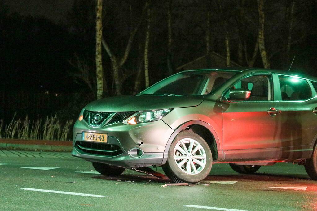 Auto beschadigd na aanrijding