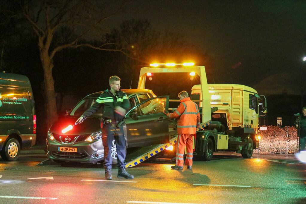 Auto beschadigd na aanrijding