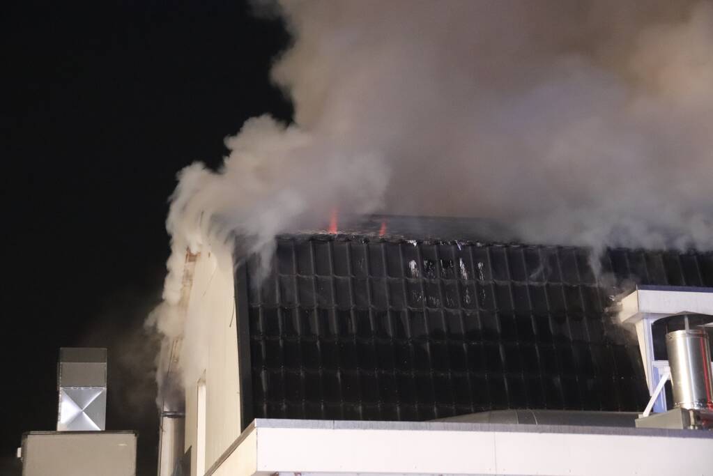 Uitslaande brand bij restaurant ABC