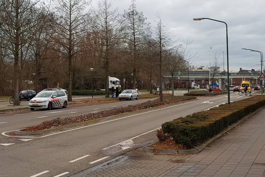 ongeval tussen auto en fietser