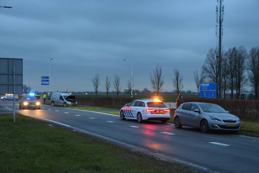 Aanrijding tussen meerdere voertuigen
