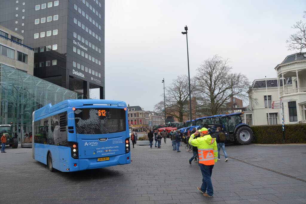 Geen bussen en afgesloten wegen door boerenprotest