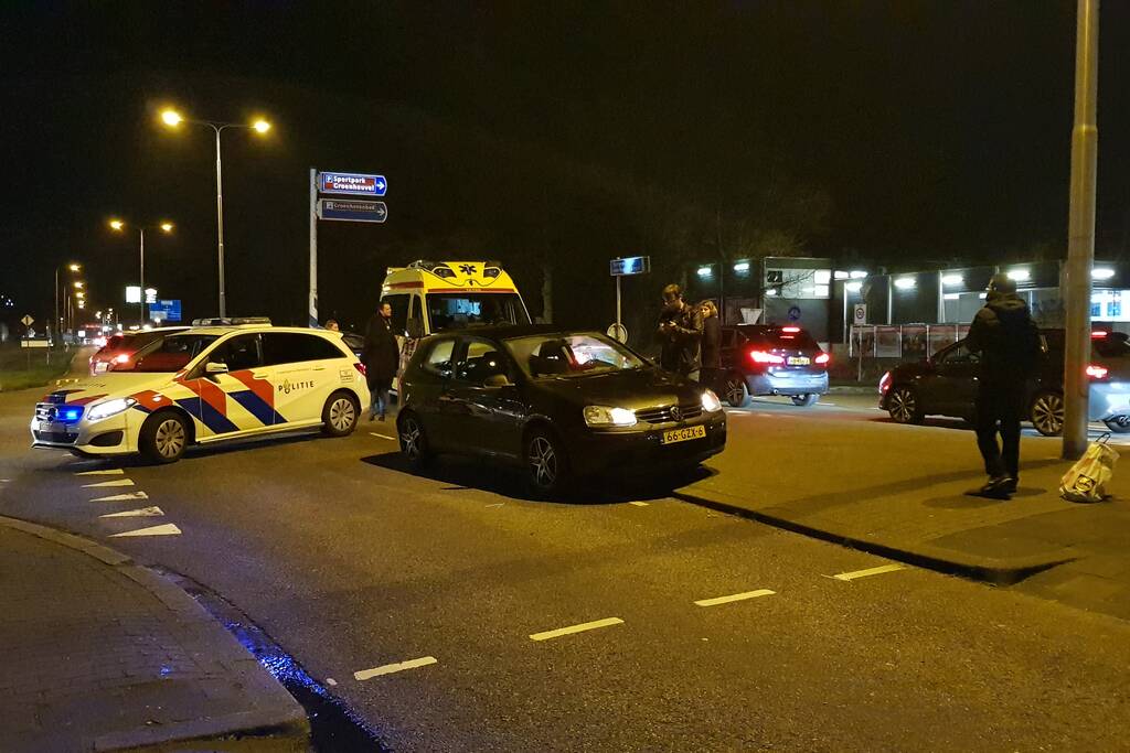 Fietser gewond na aanrijding met personenauto