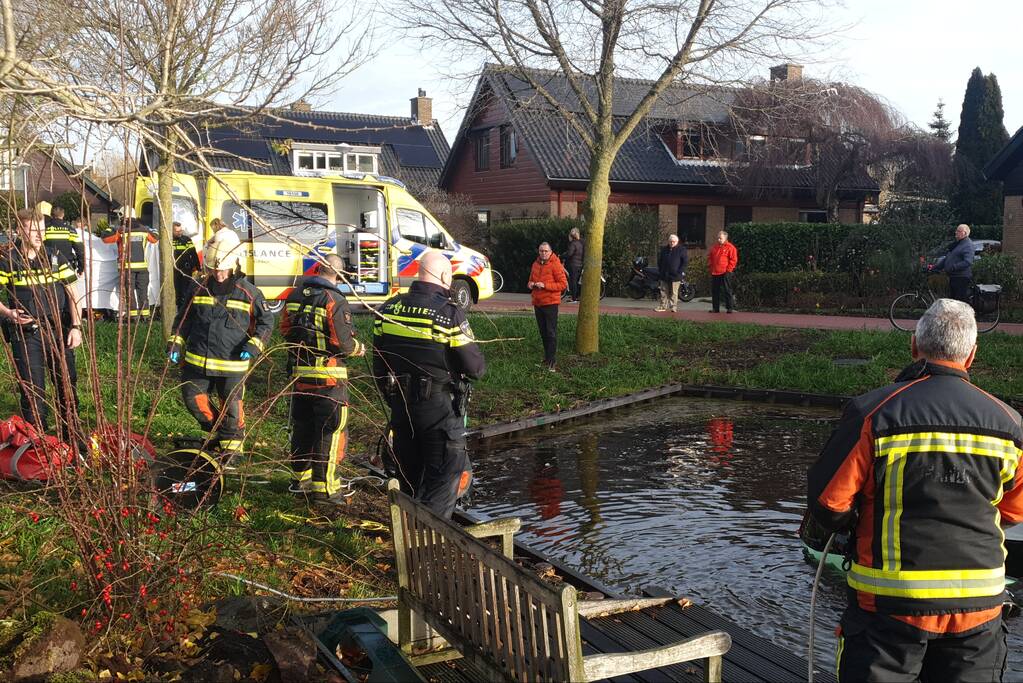 Auto te water geraakt