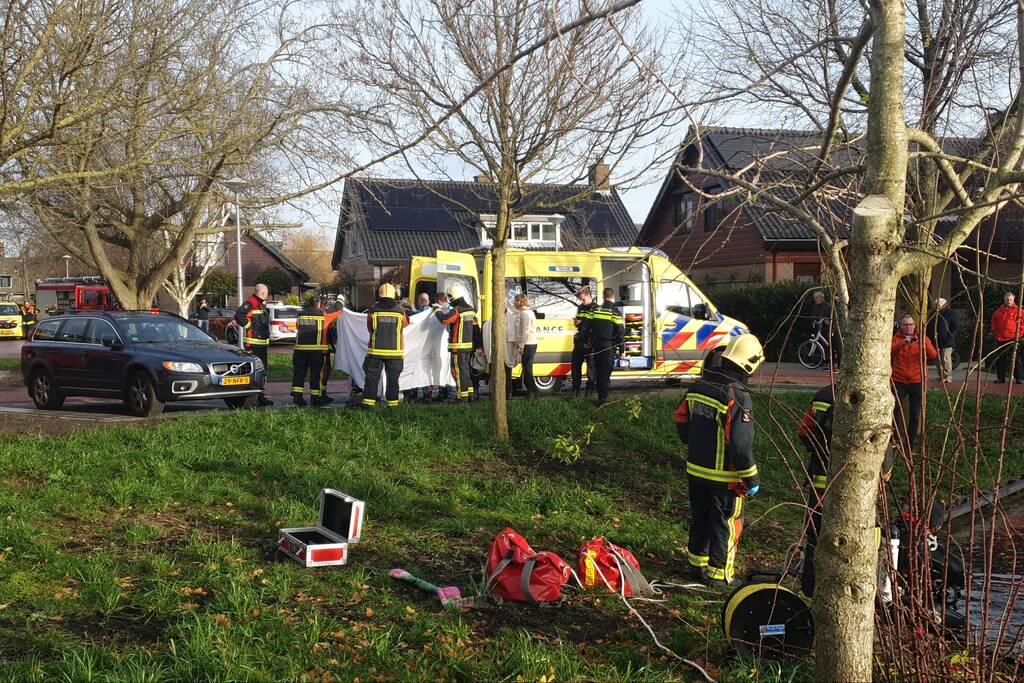 Auto te water geraakt