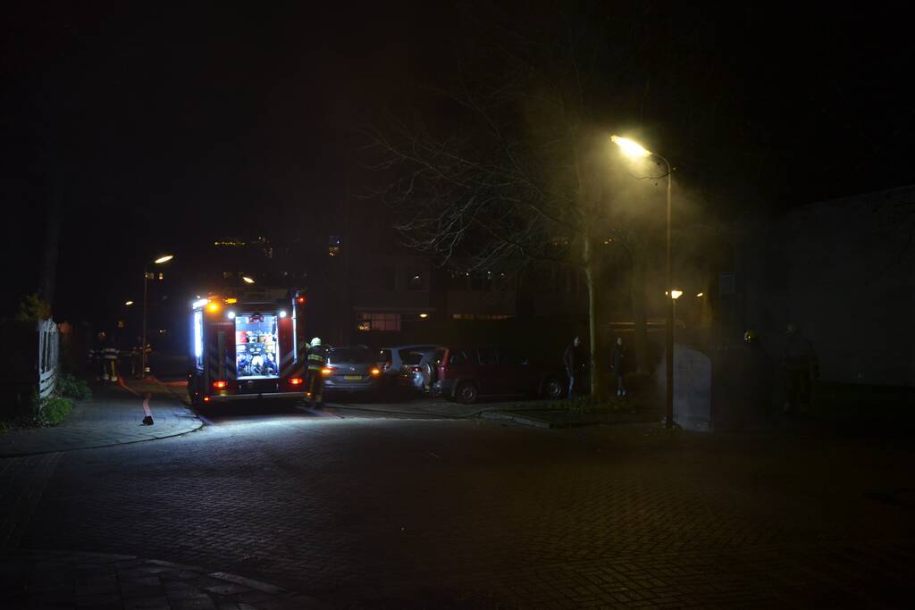 Opnieuw brand in papiercontainer