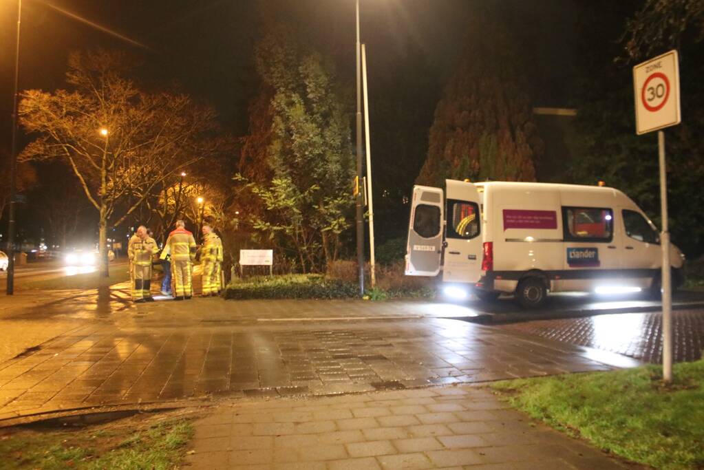 Brandweer verricht metingen gaslek