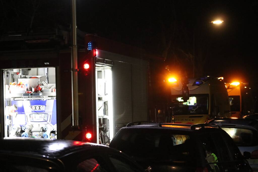 Veel rook bij brand in woning