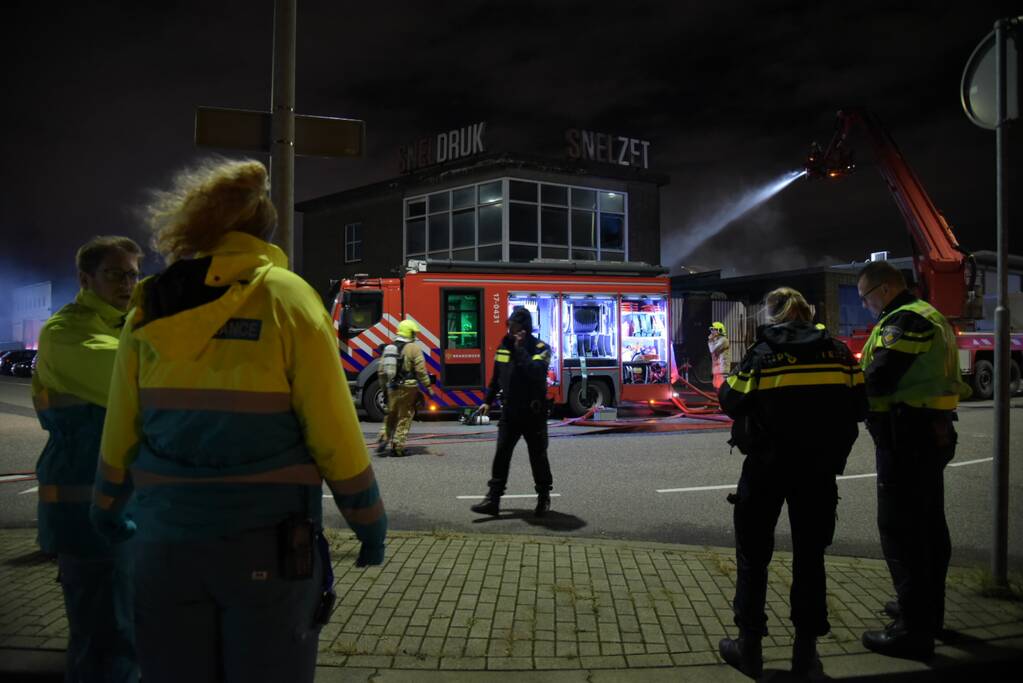 Grote brand bij farmaceutisch fabriek Maripharm