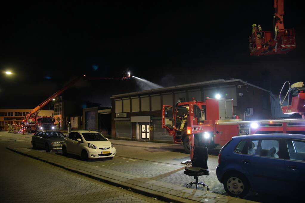 Grote brand bij farmaceutisch fabriek Maripharm