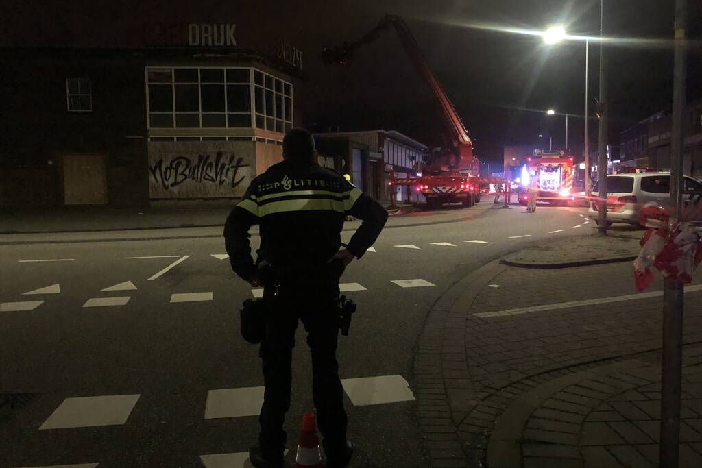 Grote brand bij farmaceutisch fabriek Maripharm