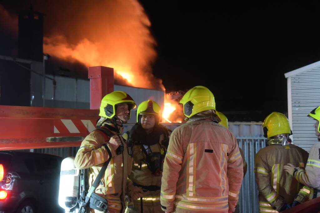 Grote brand bij farmaceutisch fabriek Maripharm
