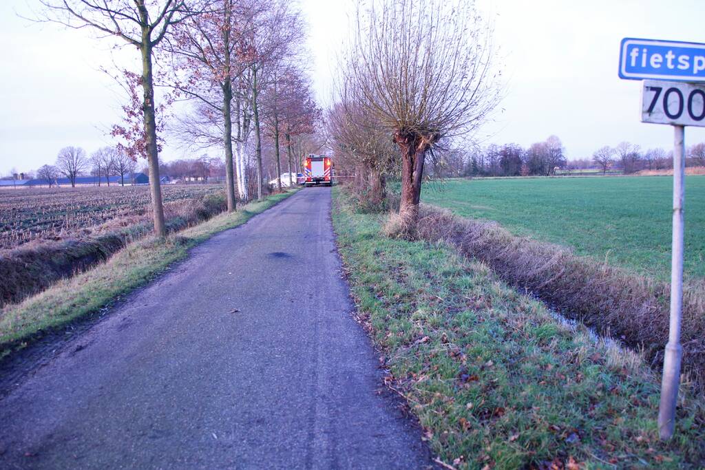 Vaten aangetroffen in sloot