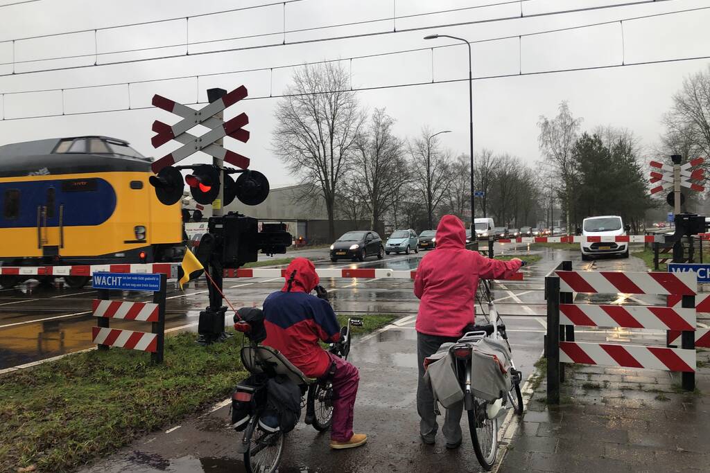 Verkeerschaos door gestrande trein