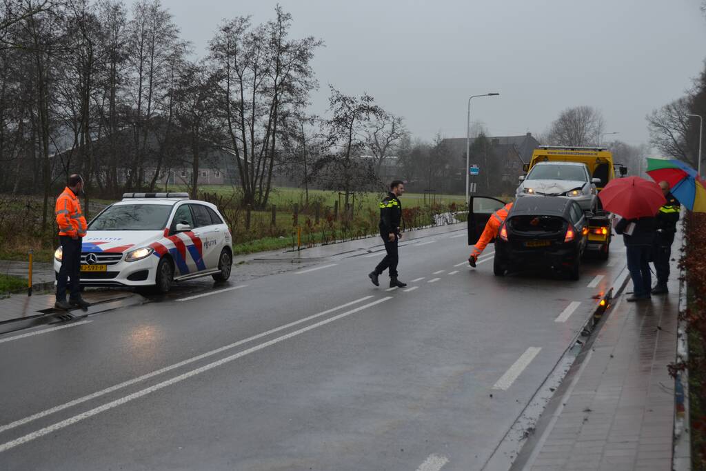 Gewonde na kop-staart aanrijding