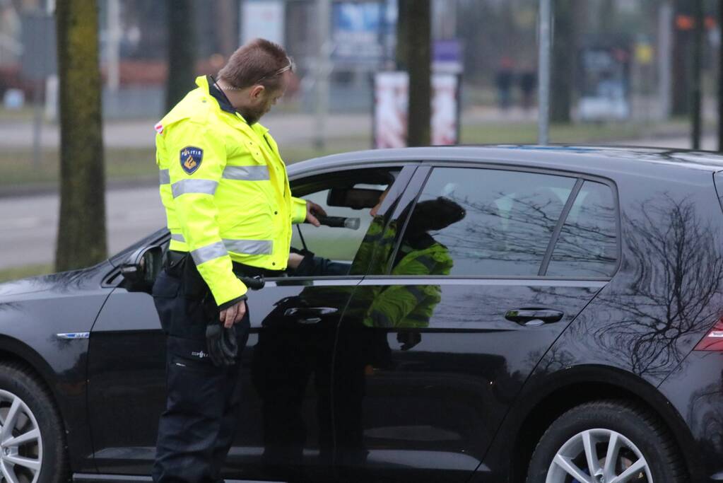 Alcoholcontrole op rotonde