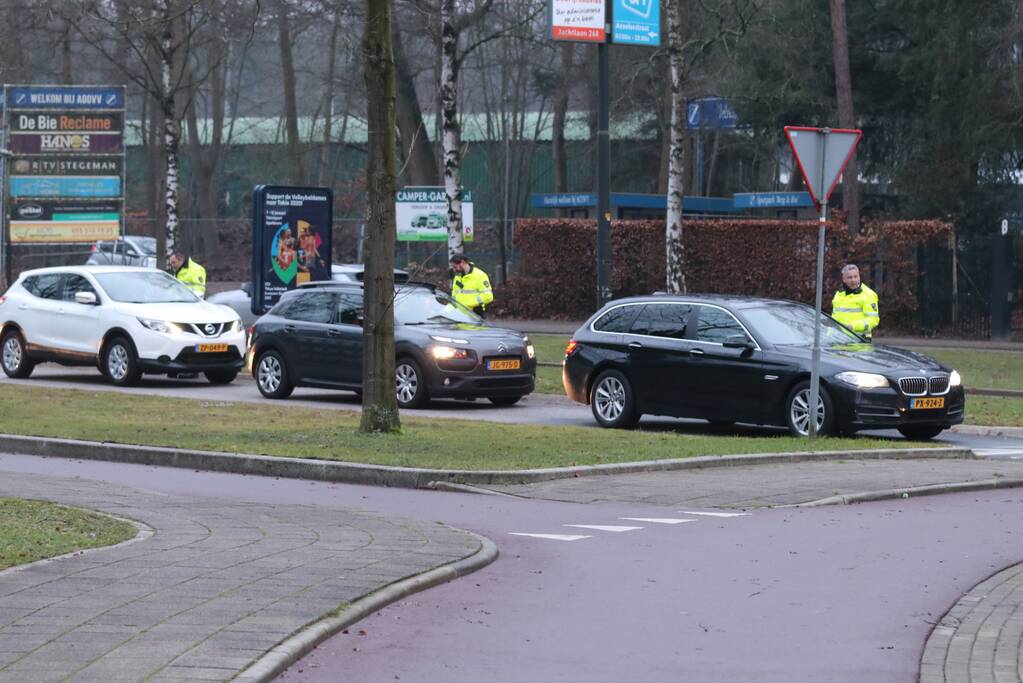 Alcoholcontrole op rotonde