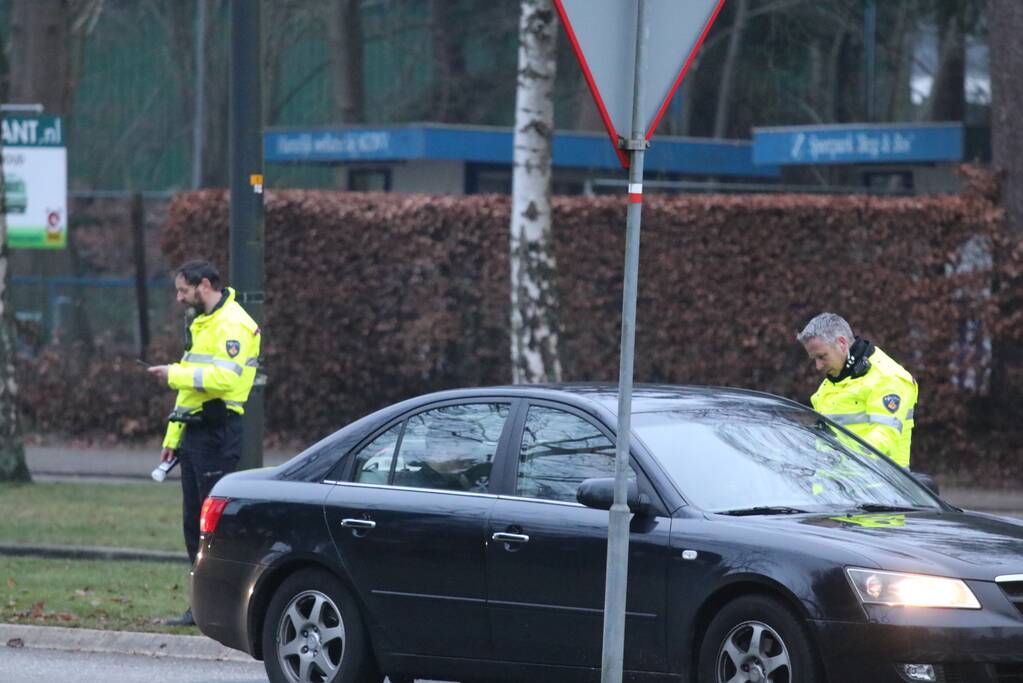 Alcoholcontrole op rotonde