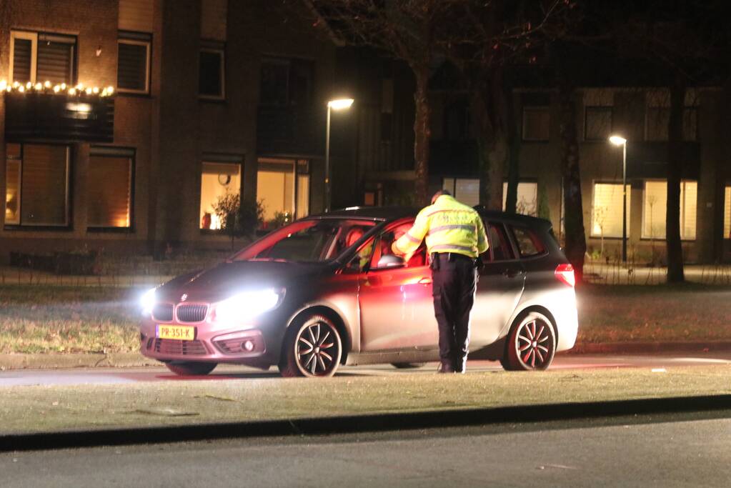 Alcoholcontrole op rotonde