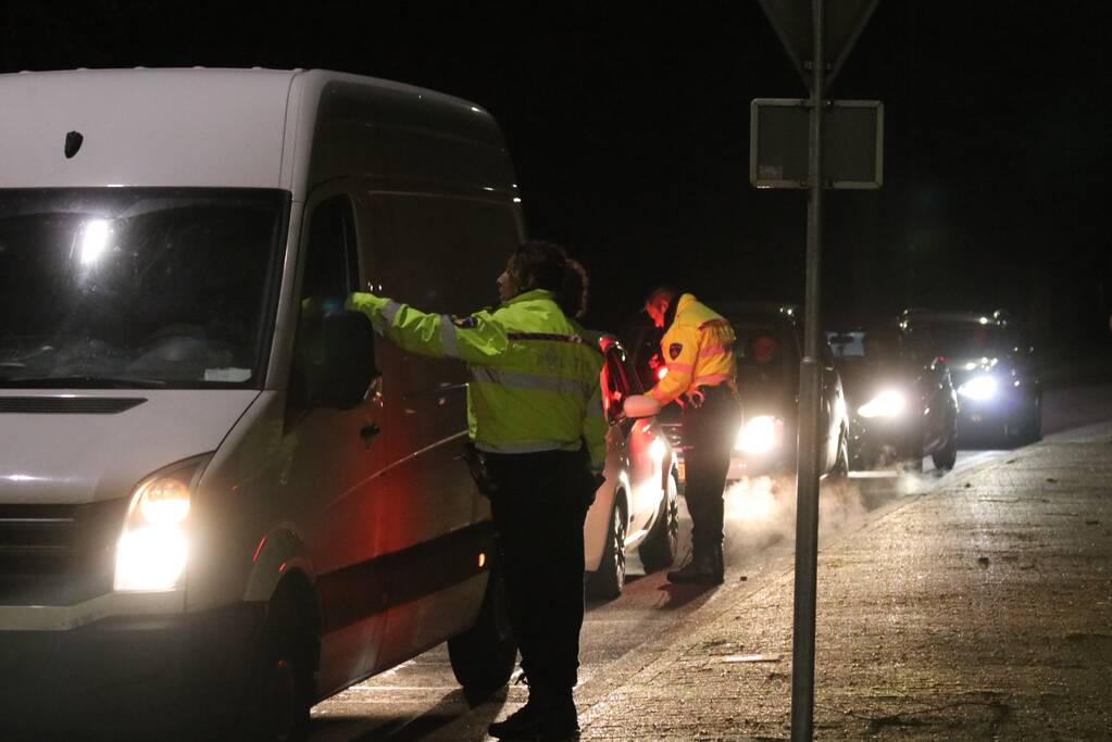 Alcoholcontrole op rotonde