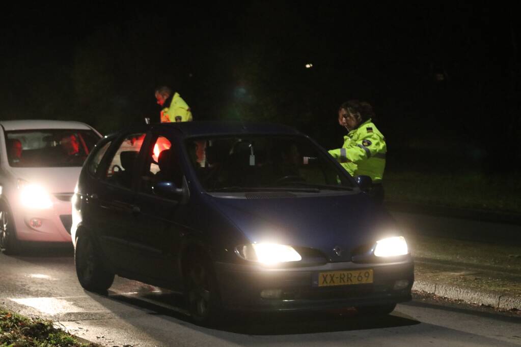 Alcoholcontrole op rotonde