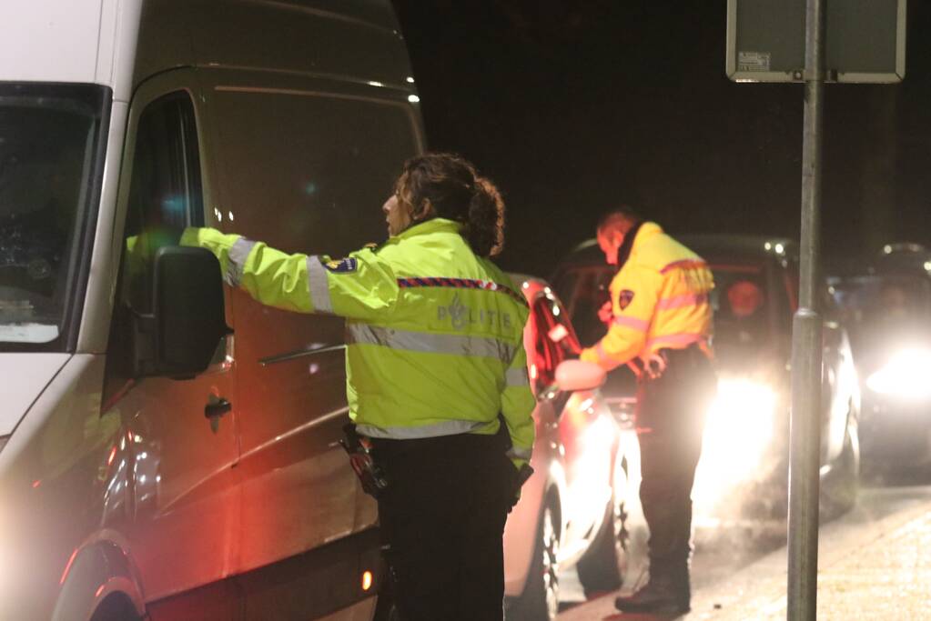 Alcoholcontrole op rotonde