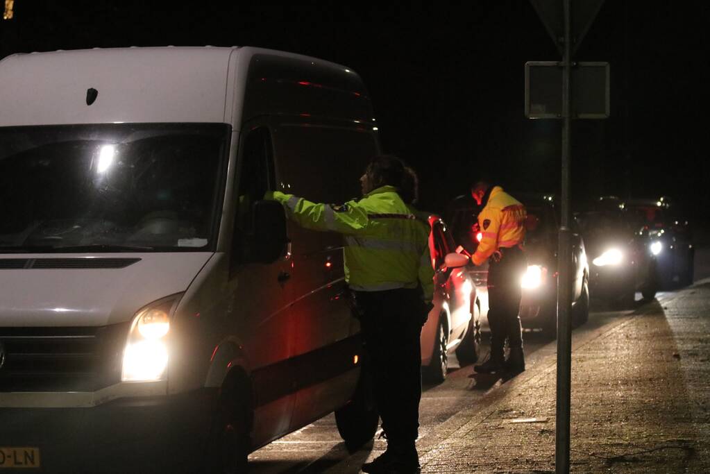 Alcoholcontrole op rotonde