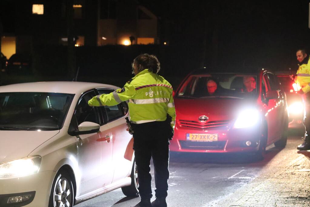 Alcoholcontrole op rotonde