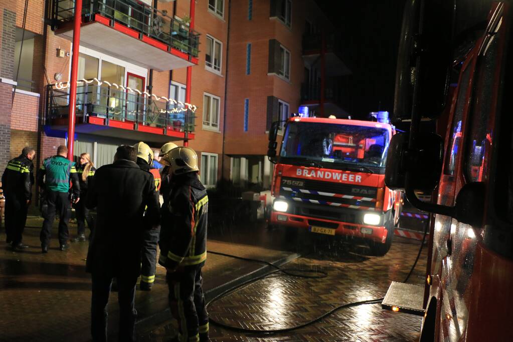 Fikse brand in appartement verzorgingshuis Munnikeweij