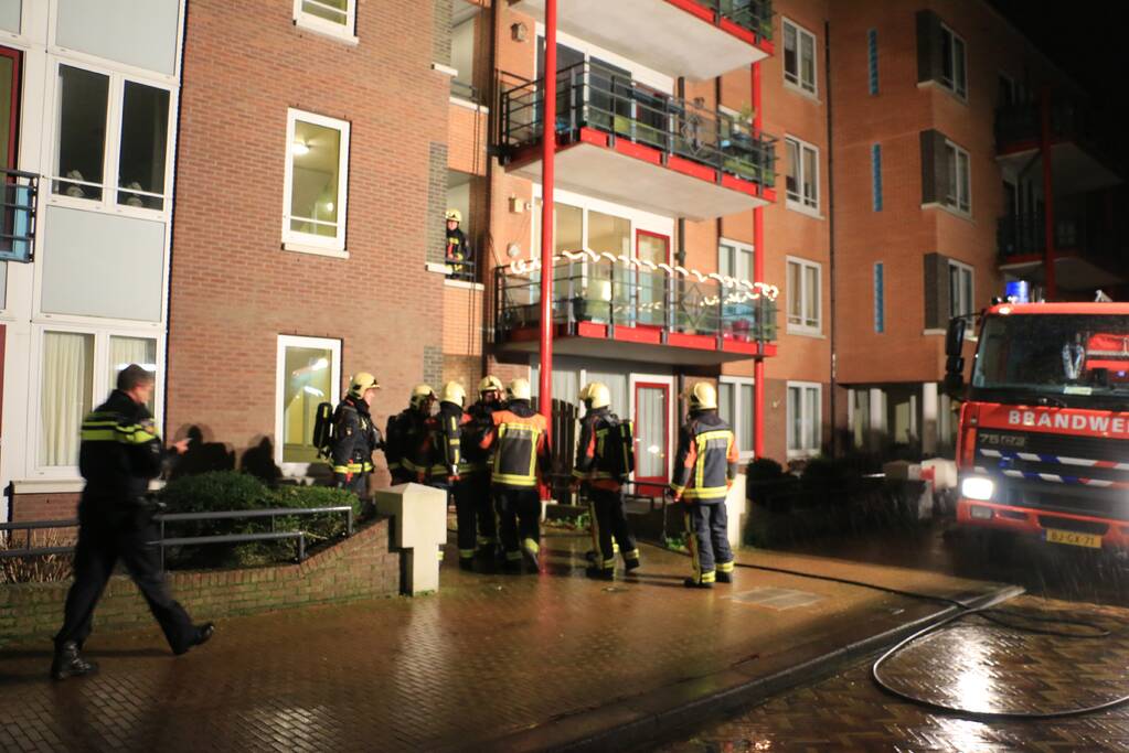 Fikse brand in appartement verzorgingshuis Munnikeweij