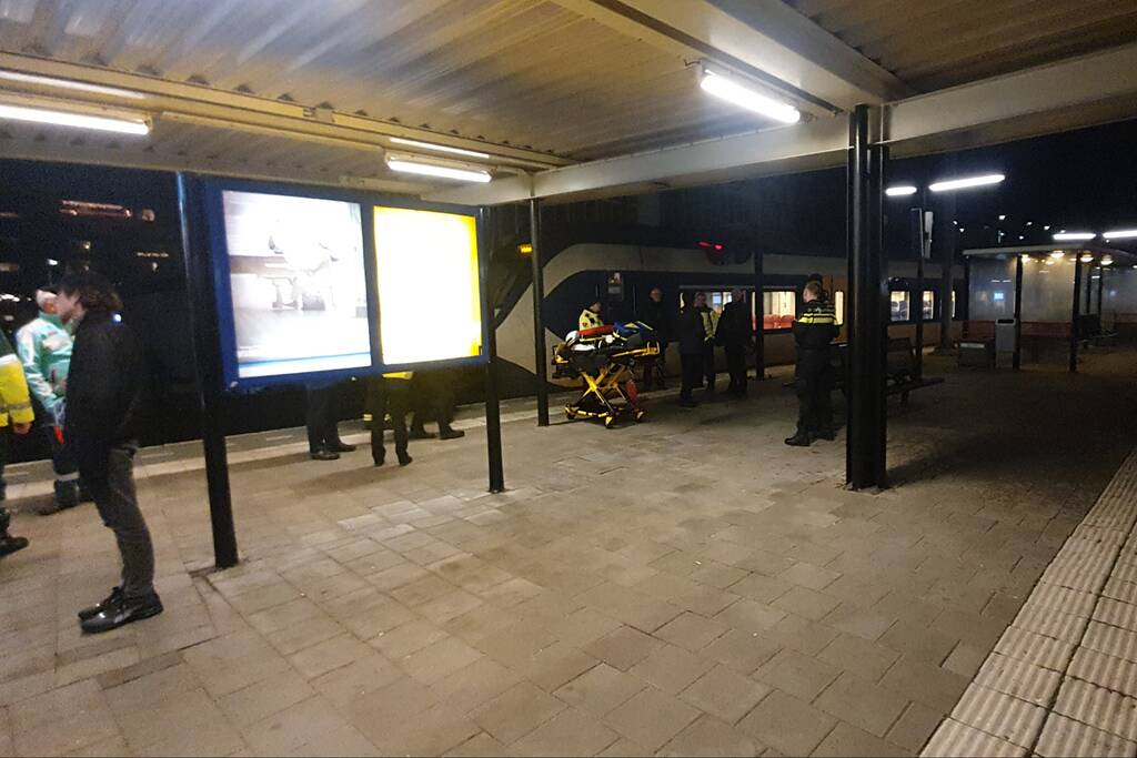 Spoorloper ontkomen aan de dood