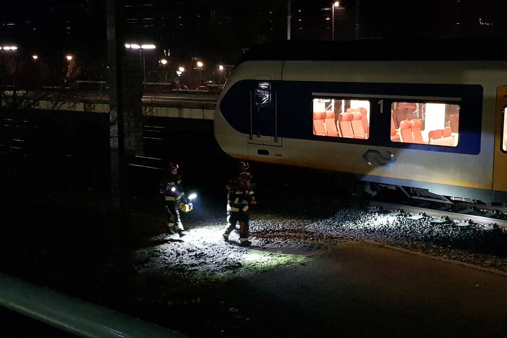 Spoorloper ontkomen aan de dood