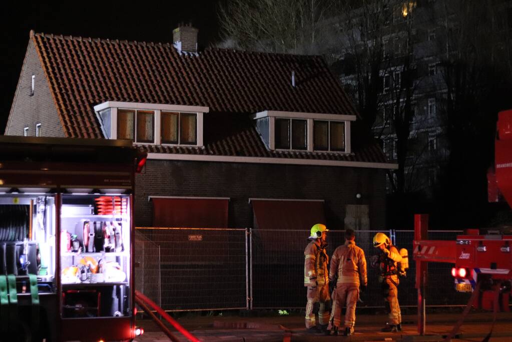 Flinke brand in slooppand