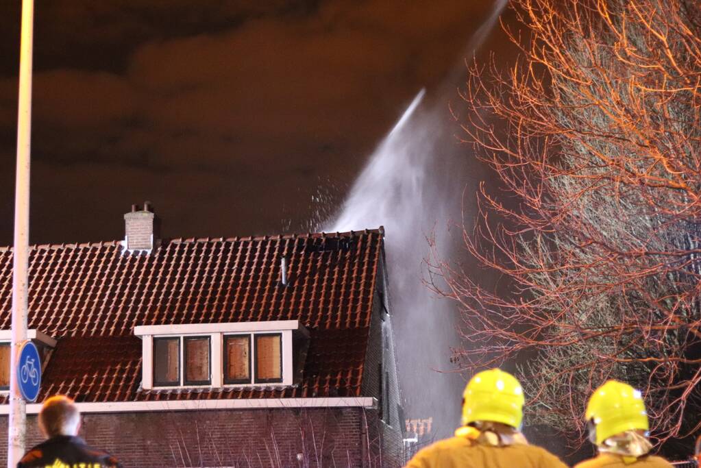 Flinke brand in slooppand