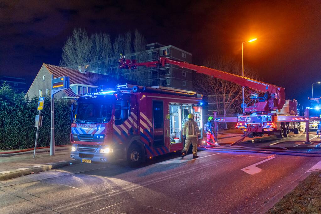 Flinke brand in slooppand