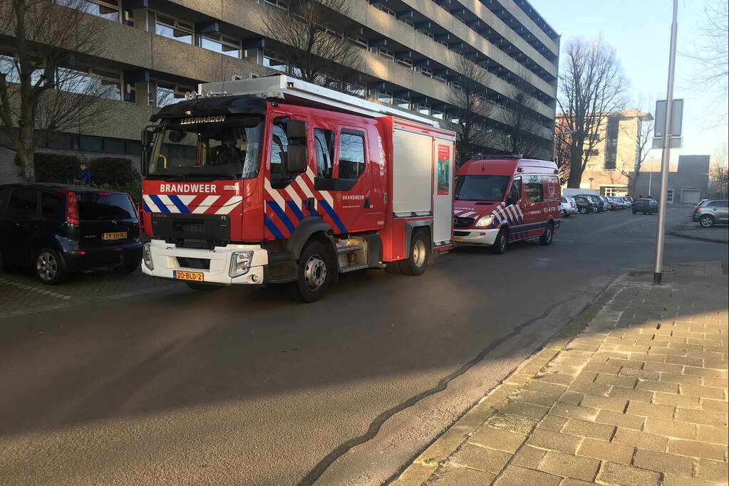 Waterleiding gesprongen in kelderbox